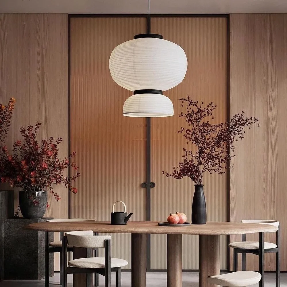 Japandi interior-design dining room @kseniabortsova