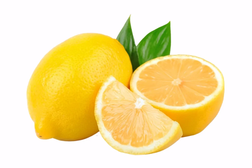 lemons whole and sliced