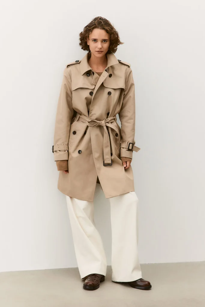 SHORT TRENCH COAT