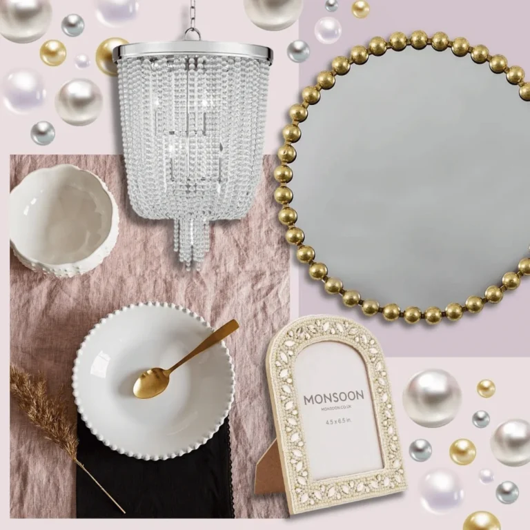 pearl inspired homeware