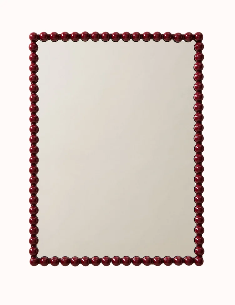 red bobbin mirror. Bobbin Homeware