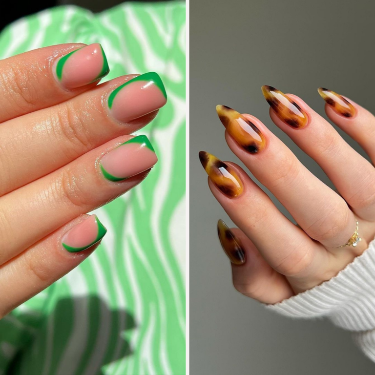 Split image of two different Nail Shapes