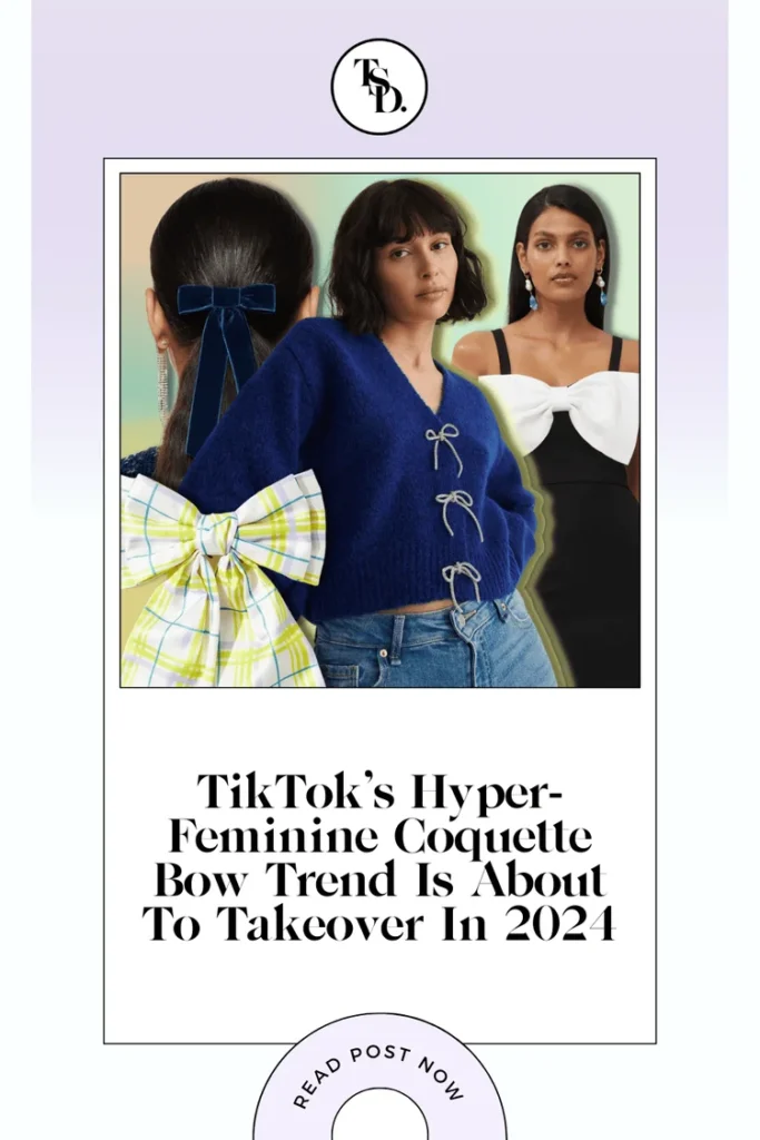 TikTok’s Coquette Bow Trend Illustration