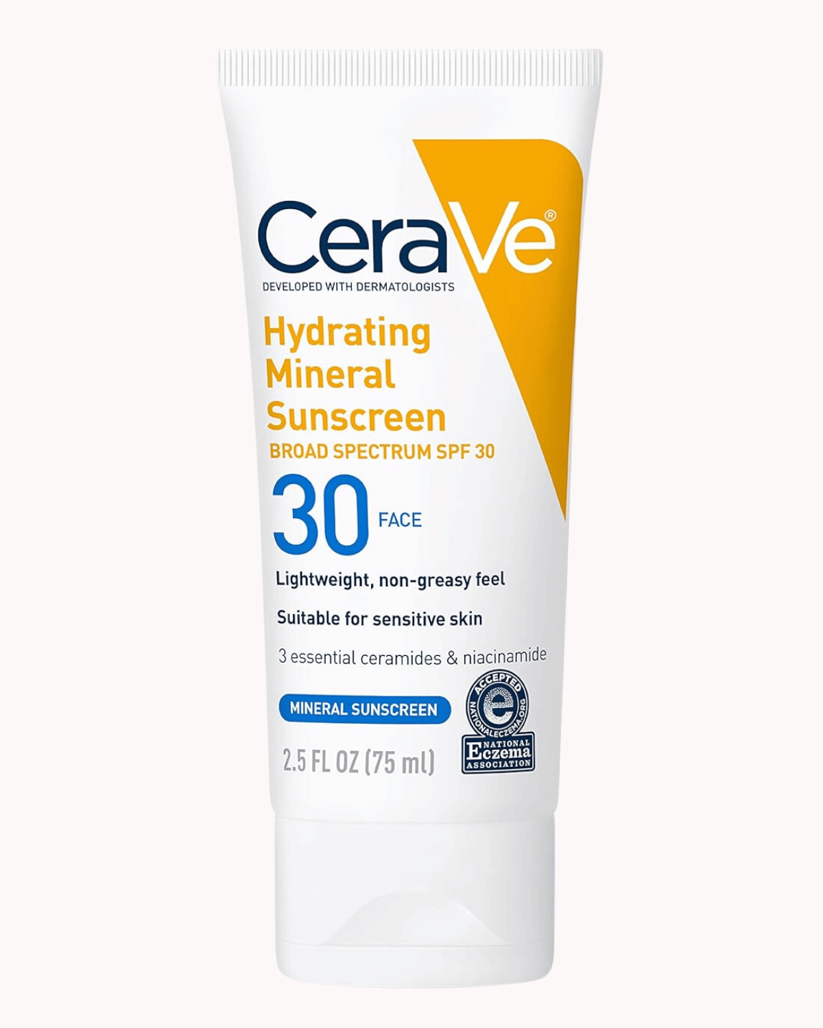 CeraVe 100% Mineral Sunscreen SPF30. Best sunscreens for hyperpigmentation