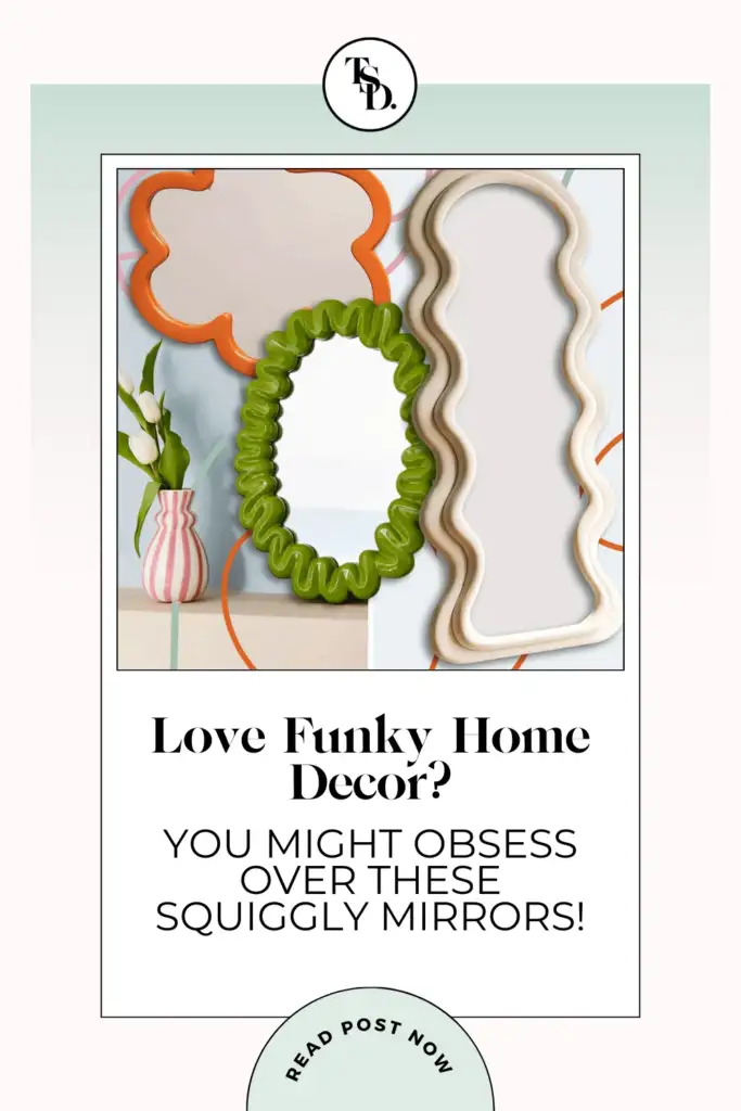 Pin for Pinterest. Squiggly mirrors