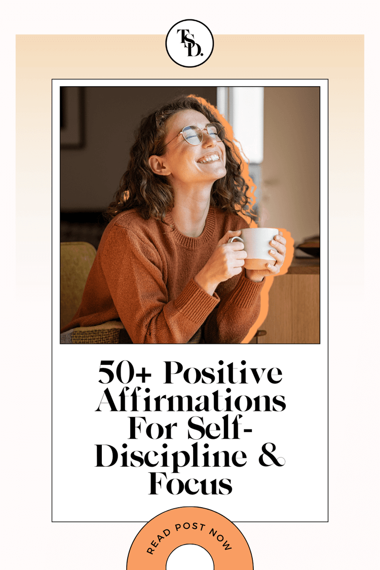 Pin for Pinterest. Positive Affirmations For Self Discipline