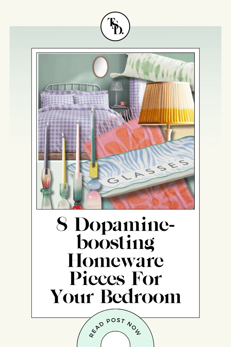 Pin for Pinterest. 8 Dopamine-boosting Homeware Pieces For Your Bedroom