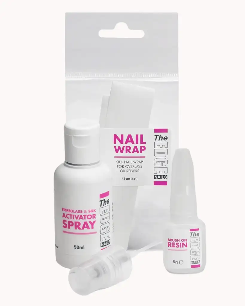 THE EDGE Silk Fibreglass Nail Wrap Trial Kit Strengthen & Repair Nails