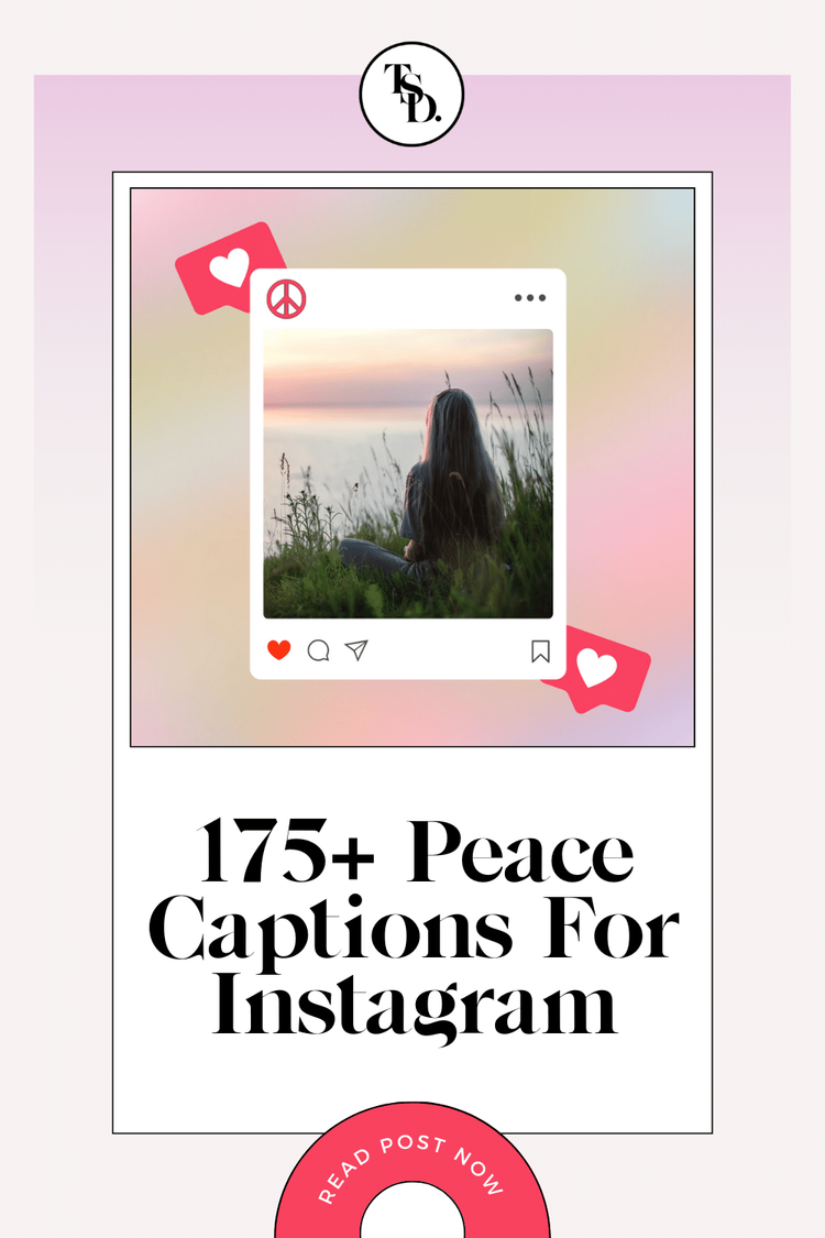 Pin for Pinterest. 175 Peace Captions For Instagram