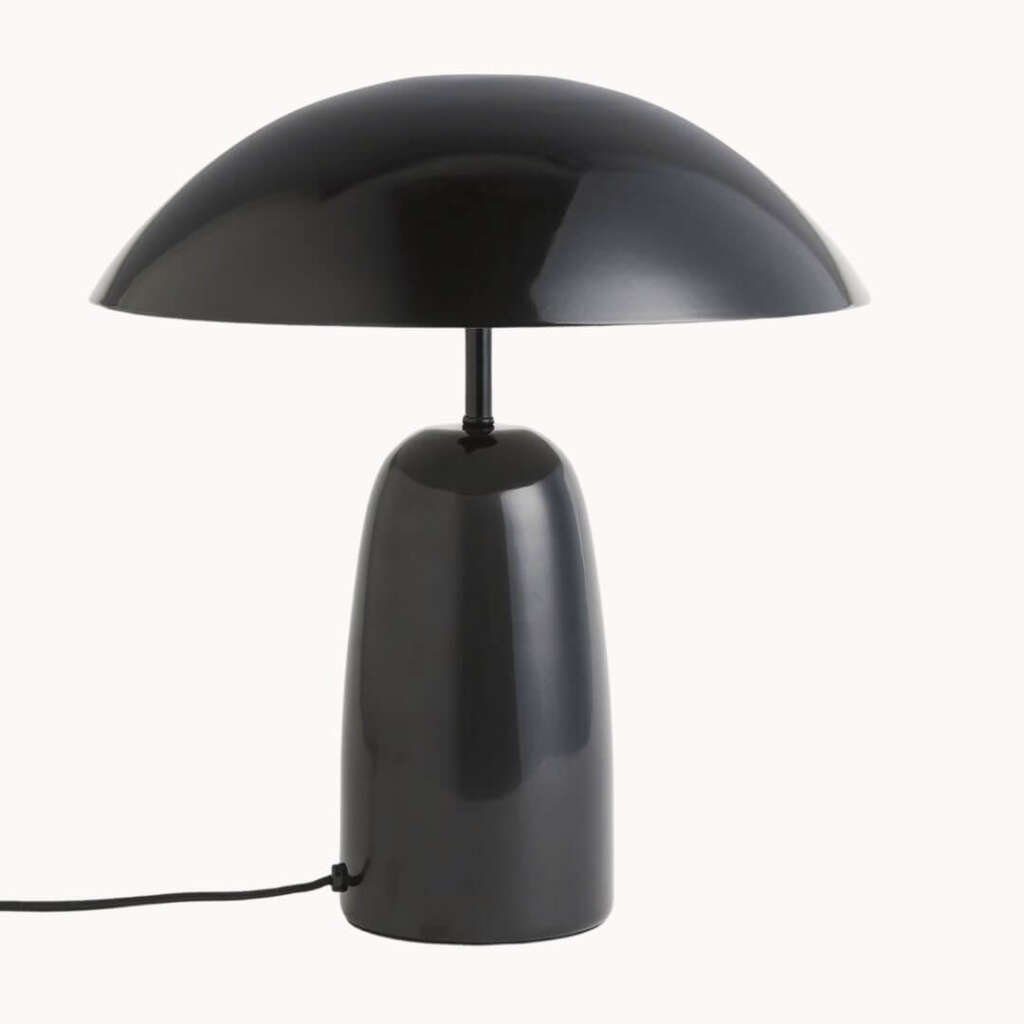 Black Metal Table Lamp from H&M. 