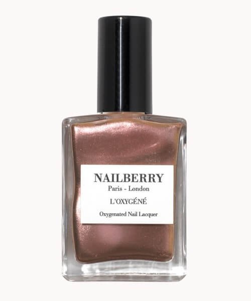 Iridescent Rose Gold 'Stargazer' Nail Lacquer from Nailberry