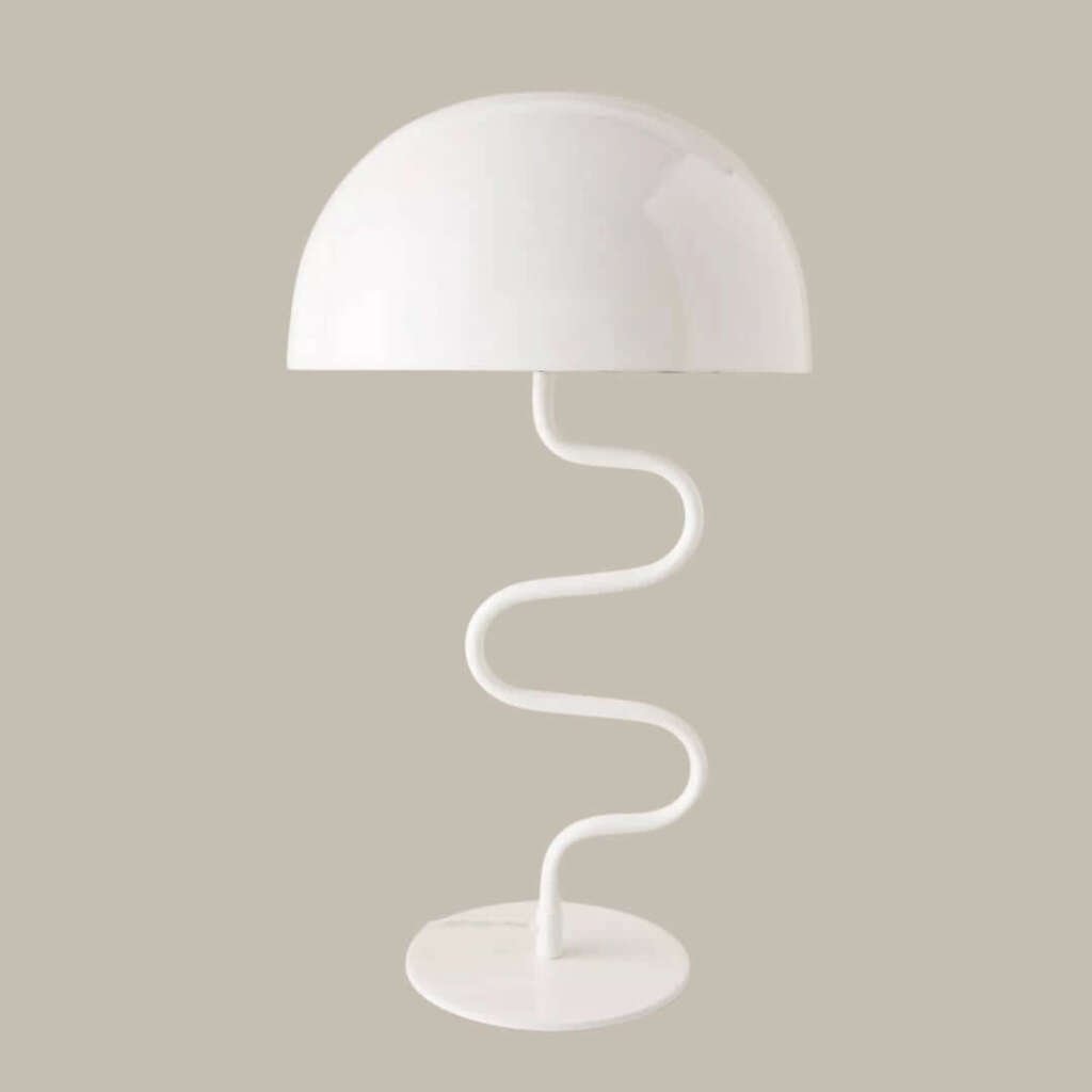 Twist Iron Table Lamp from Anthropologie. Best Mushroom Lamps