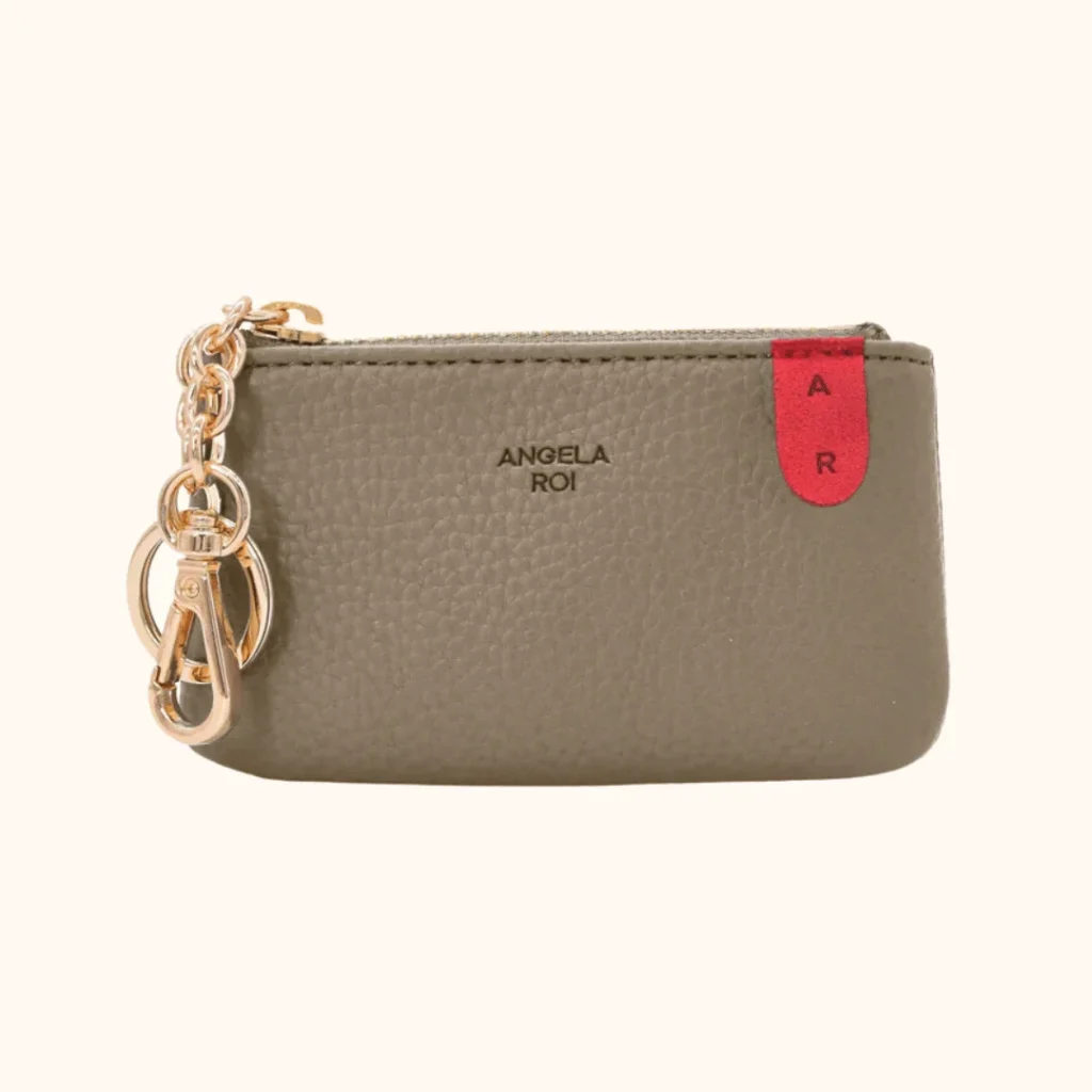 Zuri Card Pouch [Signet] - Light Mud Gray