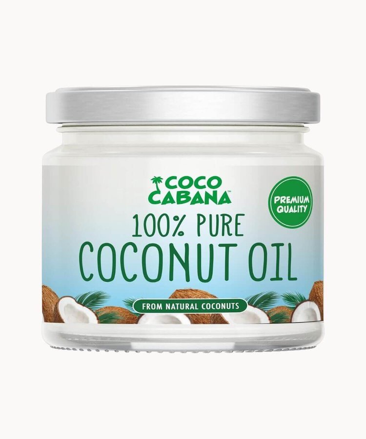 Coconut oil in a jar.