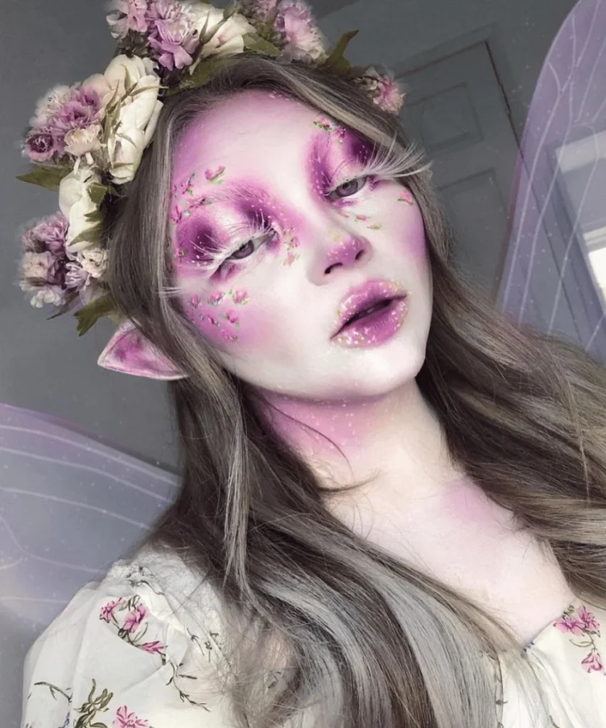 purple dream fairy makeup