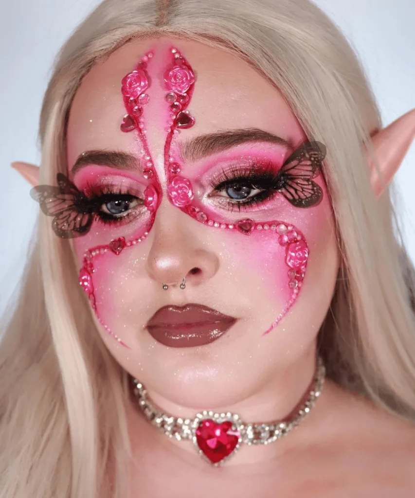 valentine fairy makeup