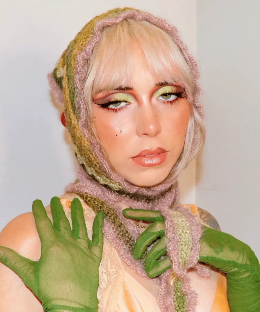 spring moss fairy makeup