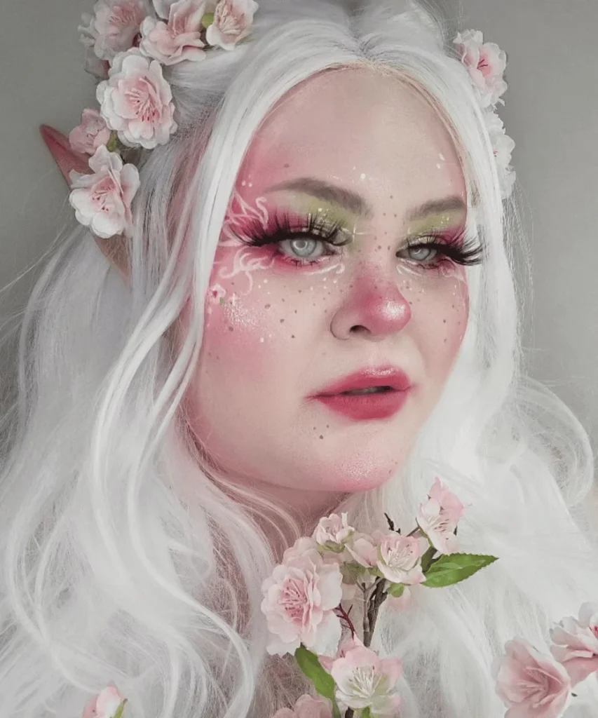 cherry blossom fairy makeup