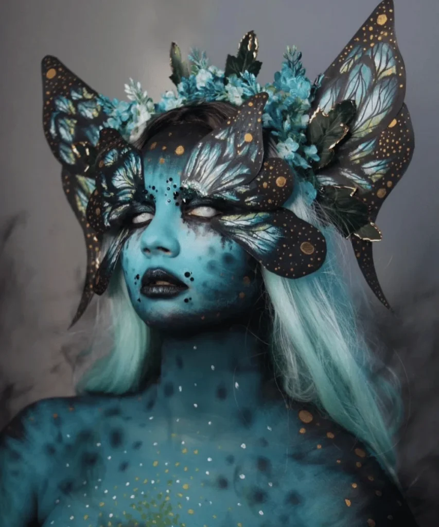 midnight butterfly fairy queen makeup