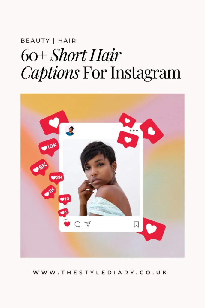 60+ Short Hair Captions For Instagram